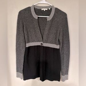 Vince Black & Gray Cashmere Cardigan size XS